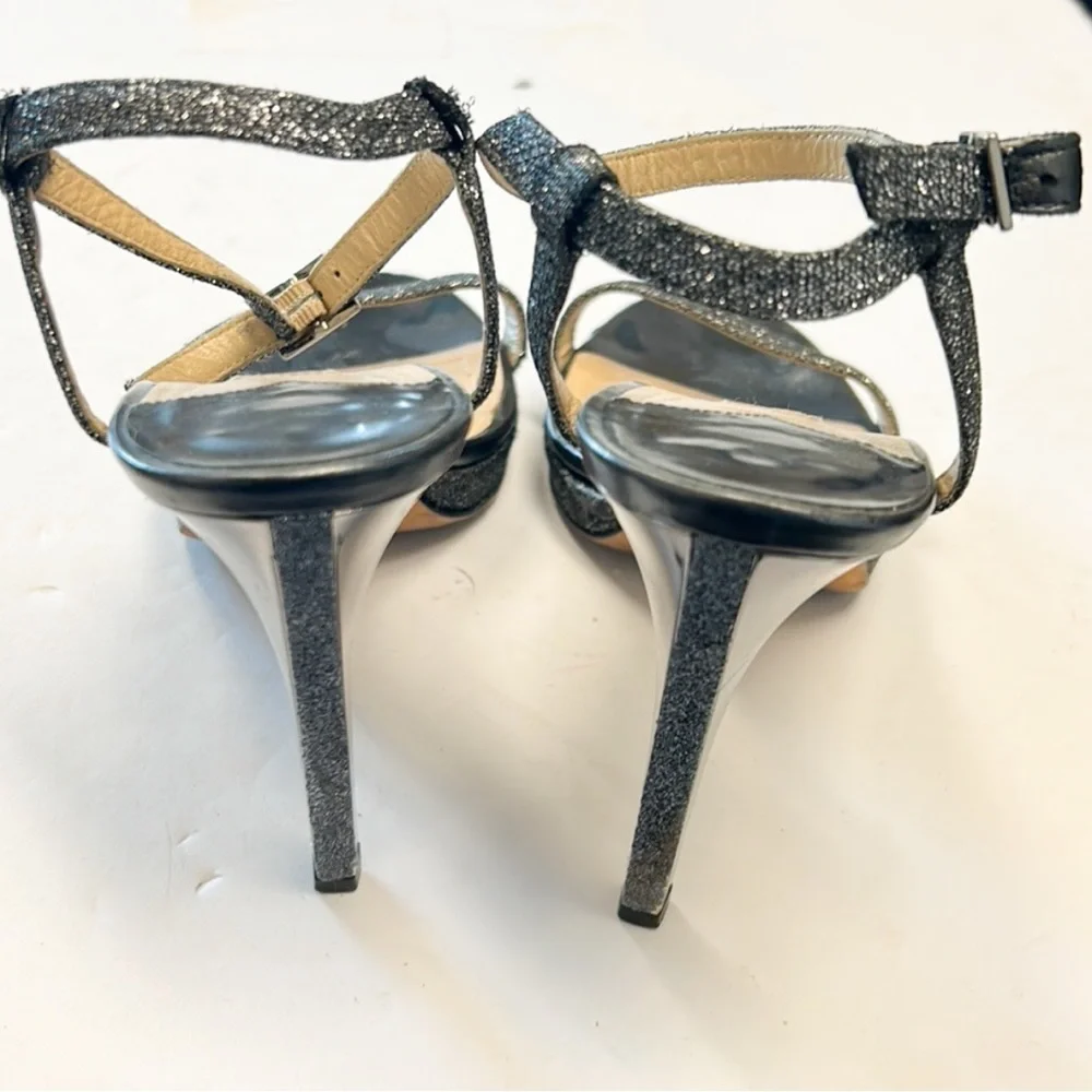 Jimmy Choo metallic heels